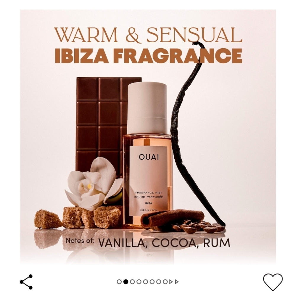 OUAI Ibiza Vanilla and Cocoa
